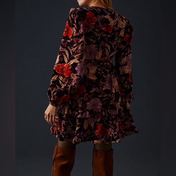 Anthropologie Pilcro Tiered Corduroy Dress - Picture 7 of 10